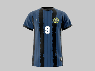 Bold pattern football shirt template